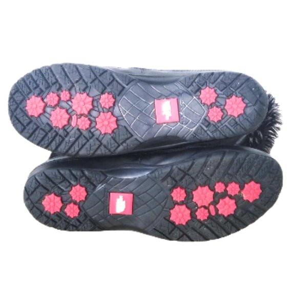 The North Face black suede type winter boots size 10 - Picture 7 of 10